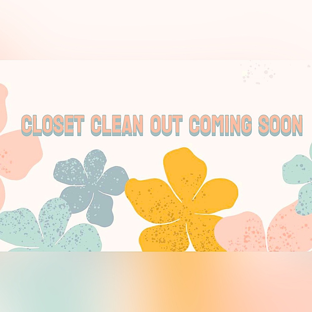 !!COMING SOON!! Closet Clean out. Women’s clothing (sizes vary)